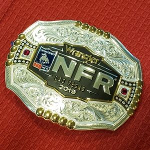 Montana Silversmiths Belt Buckle 2019 WNFR